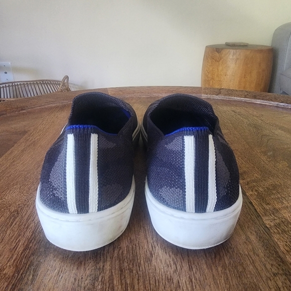 Rothy's The Original Slip On Sneaker Grey Camo Textile Comfort Shoes Women’s 8 - Picture 3 of 13